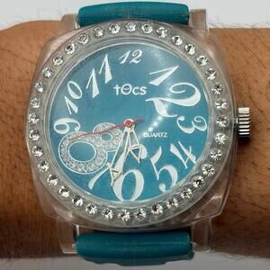 Silver & Blue Tocs Men’s Watch